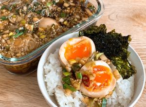 ご飯が進む＊薬味たっぷり麻薬卵-レシピのメイン写真