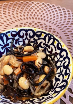 シロさんの大豆入りひじき煮-レシピのメイン写真