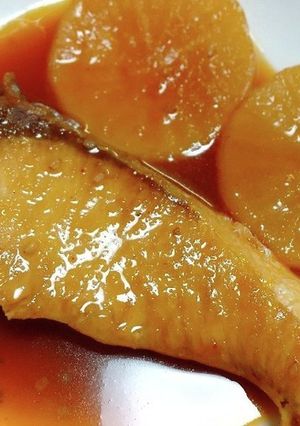焼肉のタレでブリと大根の甘辛煮-レシピのメイン写真