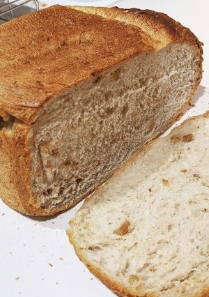 【HB】ふわふわくるみ食パン-レシピのメイン写真
