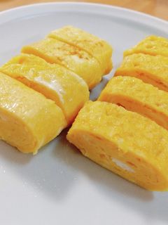 卵1つで!しっとりふんわり卵焼き-レシピのメイン写真