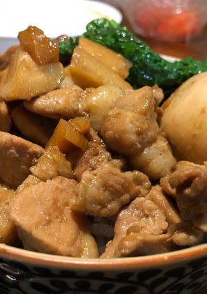 お肉ゴロゴロ☆筍入り☆ごつ盛り魯肉飯♪-レシピのメイン写真