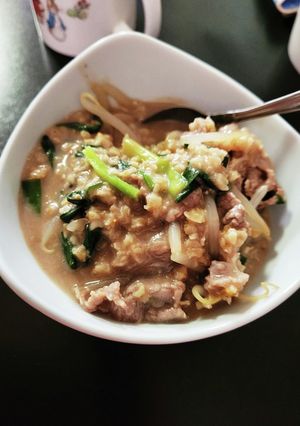エバラプチっと鍋で作るオートミール食-レシピのメイン写真