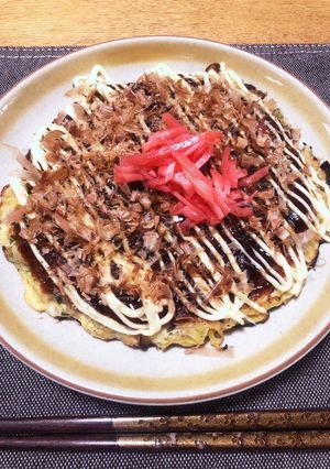 オートミールお好み焼き ふわふわヘルシー-レシピのメイン写真
