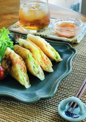 プロ直伝☆枝豆入りサーモン春巻き-レシピのメイン写真