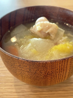 無水調理★鶏肉と野菜の鶏ガラ塩麹スープ-レシピのメイン写真