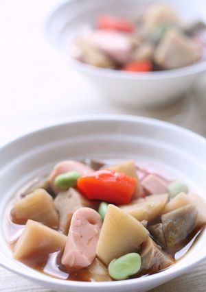 根菜たっぷり・ソーセージのっぺい-レシピのメイン写真