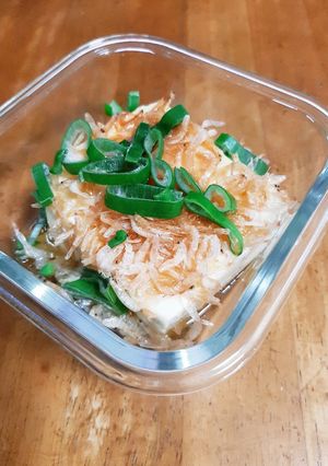 温豆腐　アミエビ-レシピのメイン写真