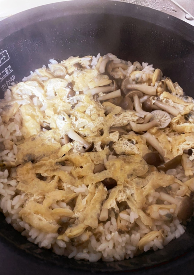 あさりとしめじの炊き込みご飯-レシピのメイン写真