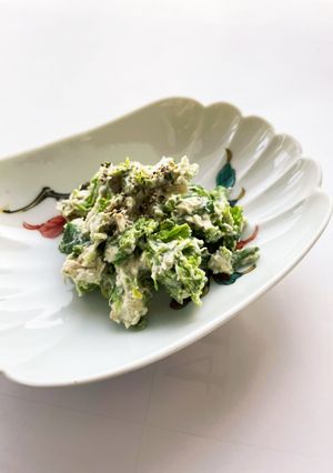 菜の花クリームチーズ和え-レシピのメイン写真