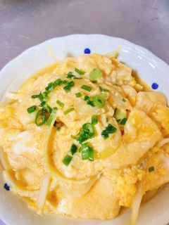 麺つゆで卵とじ(親子丼)-レシピのメイン写真