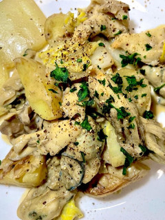 新じゃがと牡蠣かきのクリーム煮-レシピのメイン写真