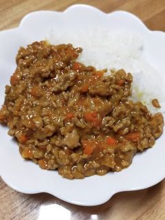 簡単!ルーで手軽に!我流キーマカレー-レシピのメイン写真