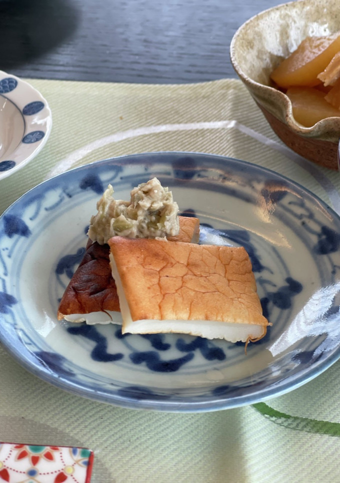 簡単#焼きはんぺんにわさび漬け-レシピのメイン写真