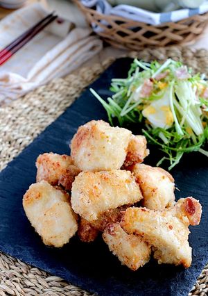 お肉柔らか！鶏むね肉の塩竜田揚げ-レシピのメイン写真