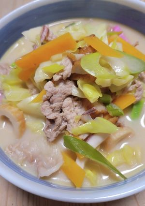 ちゃんぽん　スープ　３人分　(覚書)-レシピのメイン写真