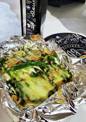 お豆腐とスモークチキンとアスパラチーズ-レシピのメイン写真