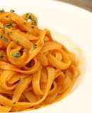 濃厚！伊勢海老のアメリケーヌソースパスタ