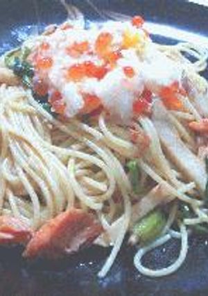 鮭(ハラス）のパスタ-レシピのメイン写真