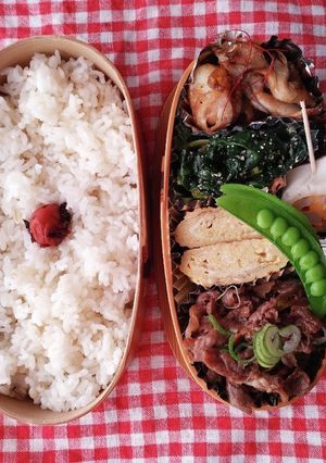 弁当★ホタテとカリッ舞茸焦がしバター醤油-レシピのメイン写真