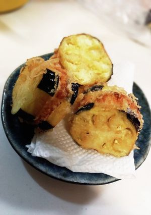 超時短！茄子のはさみ天-レシピのメイン写真
