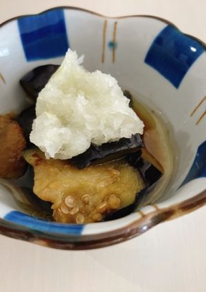 業務スーパーの揚げナスでナスの揚げ浸し-レシピのメイン写真