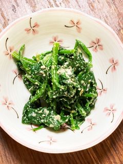 ほうれん草の胡麻マヨあえ-レシピのメイン写真