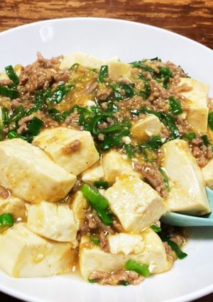 ネギたくさん麻婆豆腐-レシピのメイン写真