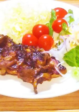 キノコと玉葱の豚テキＤIＳＨ-レシピのメイン写真