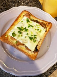 蒲焼缶詰でテリヤキトースト-レシピのメイン写真