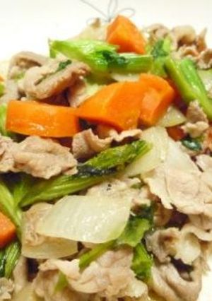 酢豚風味の野菜炒め-レシピのメイン写真