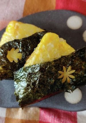 握らない♪簡単♪卵かけご飯で焼きおにぎり-レシピのメイン写真