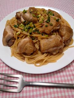 簡単☆お手軽照り焼きチキンパスタ♩-レシピのメイン写真