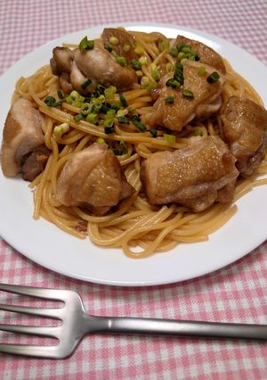簡単☆お手軽照り焼きチキンパスタ♩-レシピのメイン写真