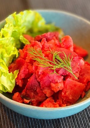 無農薬干しビーツとポテトの華やかサラダ-レシピのメイン写真