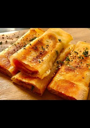 揚げずに焼く！大葉ハムチーズ春巻き-レシピのメイン写真