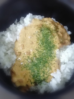 手替わり!?黄身味噌+納豆~朝食に一味~-レシピのメイン写真