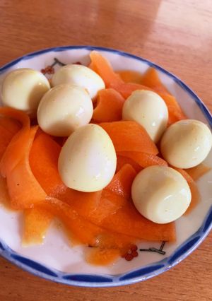 浅漬けの素で☆うずらと人参のピクルス風-レシピのメイン写真