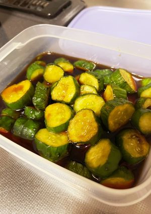 我が家のきゅうりの醤油漬け-レシピのメイン写真