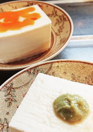 オススメ冷奴の食べ方♪塩わさび＆塩ラー油-レシピのメイン写真