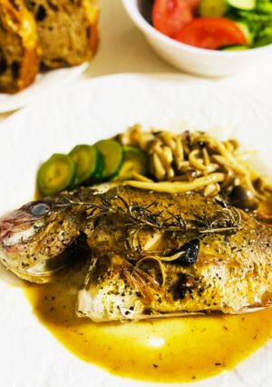 ふっくら美味しい鯛の白ワインバターソース-レシピのメイン写真