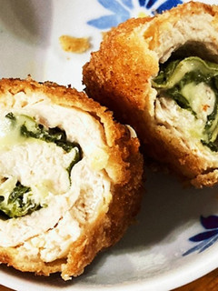 簡単!大葉とチーズの鶏胸フライ-レシピのメイン写真