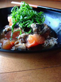 お酒がすすむ鰯とトマトの角煮-レシピのメイン写真