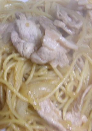 お鍋1つで♪しょうが焼きパスタ-レシピのメイン写真