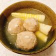 鶏団子と細竹の塩麹煮♪【冷凍保存】にも