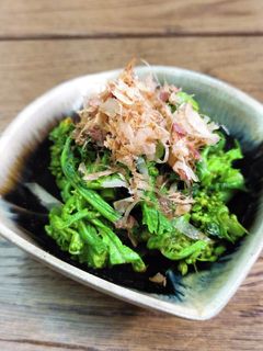 レンチン◎菜の花のおかか和え◎時短-レシピのメイン写真