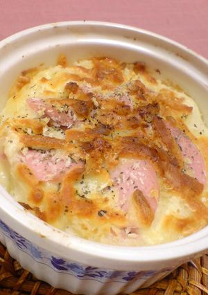 簡単＊お魚ソーセージ＆ポテトのグラタン風-レシピのメイン写真