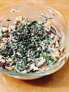 簡単・ひじきちくわ野菜の味噌マヨサラダ-レシピのメイン写真
