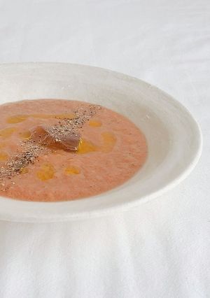 トマト缶で簡単、爽やかガスパチョ。-レシピのメイン写真