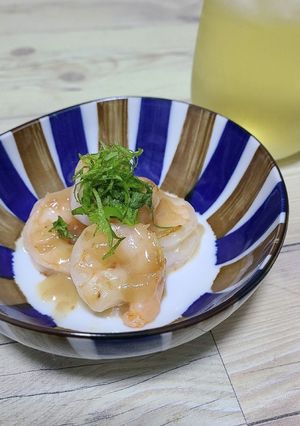 海老の梅肉餡掛け-レシピのメイン写真